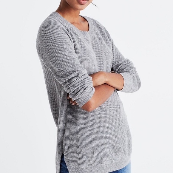 Madewell Wafflestitch Wool Blend Cream Pullover Sweater XXS - Picture 12 of 13